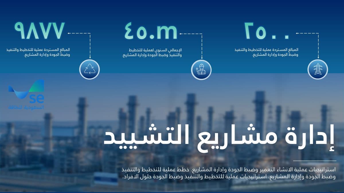 نموذج عرض تقديمي للسعودية للطاقة